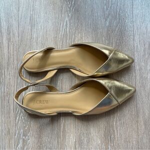 Jcrew Slingback Point toe flats